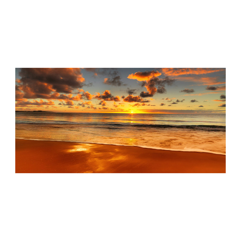 Sunset Beach - Wrapped Canvas Print
