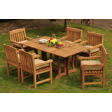 Espanola Outdoor 5 - Piece Teak Dining Set