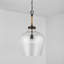 Luminaire suspendu en forme de dôme à 1 lumière avec accents en corde Boland-1759568123