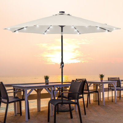 108'' Lighted Tilt Market Umbrella