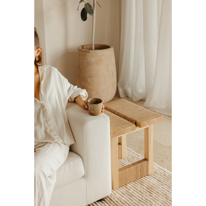 Textura Solid Wood End Table