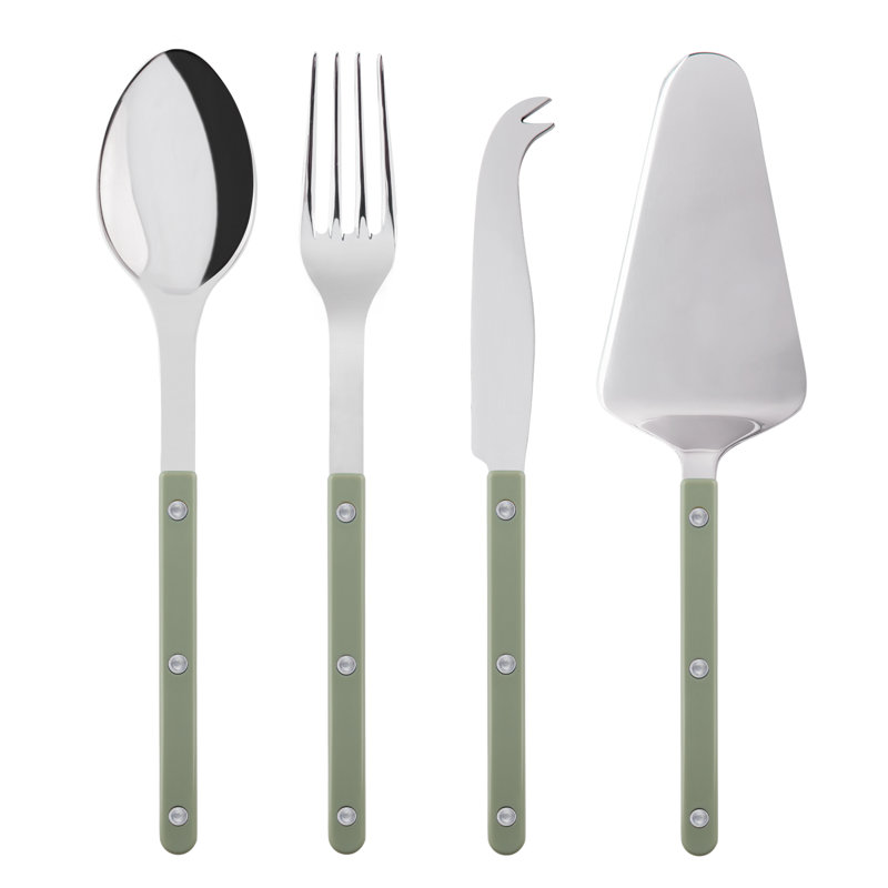 Bistrot Solid 4 - Piece Hostess Set, Asparagus