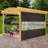 Heavy Duty Outdoor Clear Panel Curtain, All Weather Resistant Tarp Curtain for Pergola Porch Gazebo, Privacy Screen, Blackout Curtains(10 x 8 ft)-90864580-90864548