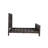 Haslam Gray Carved Scrollwork Distressed Solid Wood Queen Bed Frame