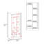 Organisateur de garde-robe avec tablettes et tringle