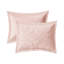 Édredon Ultra Blush - simple, fausse fourrure médaillon brodé, simple