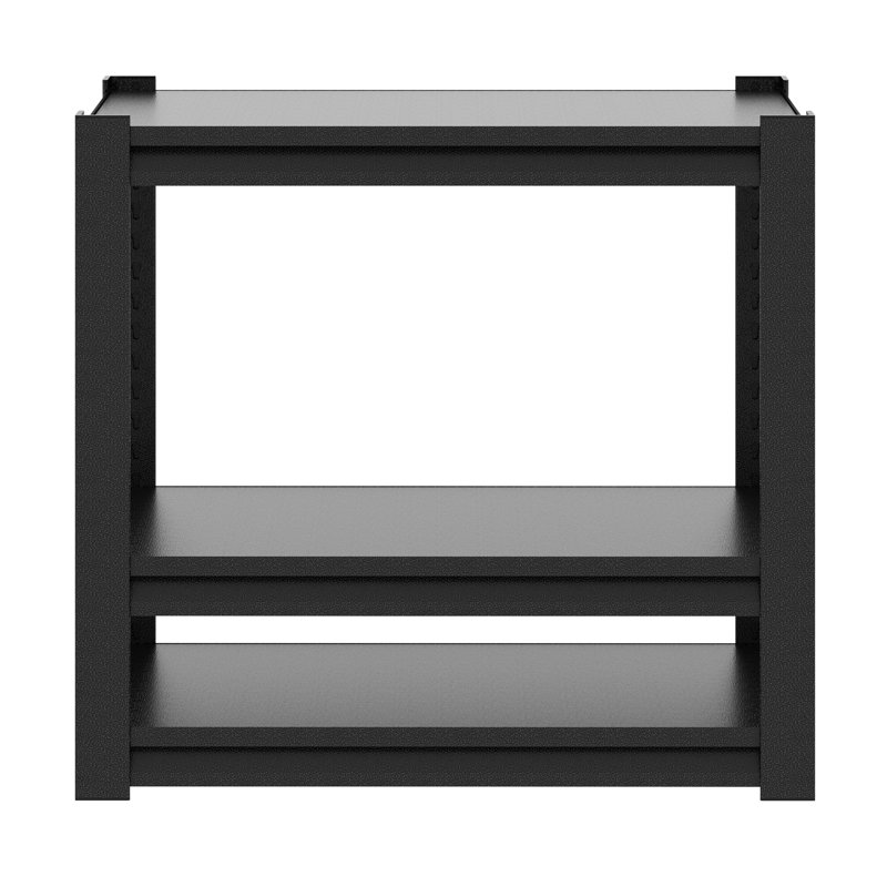 Support d'aquarium en métal de 40 à 50 gallons, conception réglable à 3 niveaux, cadre en acier, résistant à la rouille et imperméable, hauteur de tablette réglable, convient pour un bureau à domicile, pieds avec coussinets de protection, réservoir de poisson