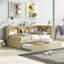 Lit de jour avec couchette, armoires de rangement et ports USB-1335882840