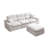 Space-saving L-shaped Sofas, Premium Chenille Finish, Modern Living Room Furniture