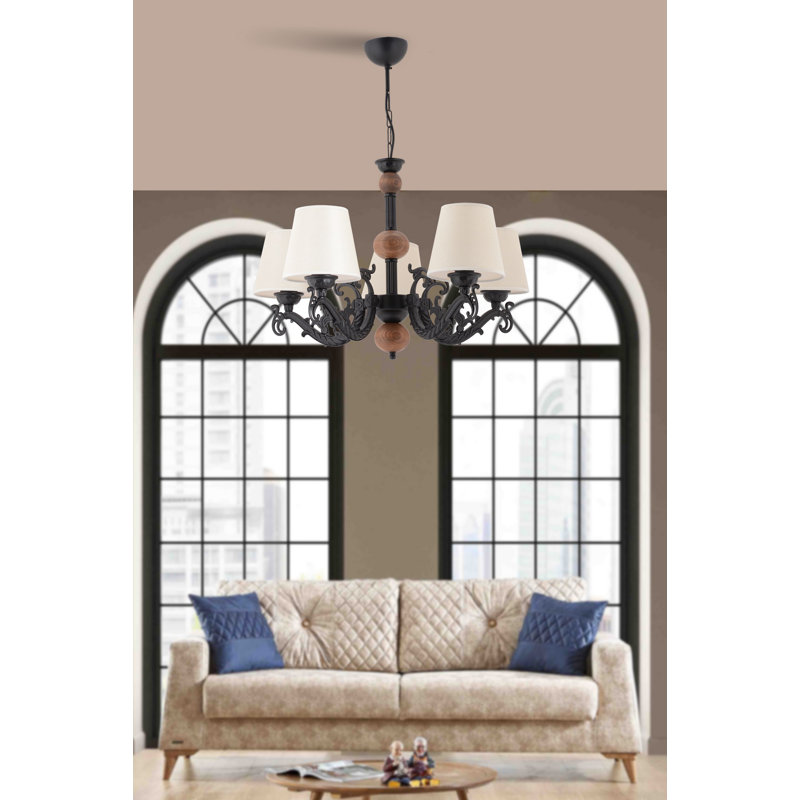 Lustre, Blanc / Noir / Brun
