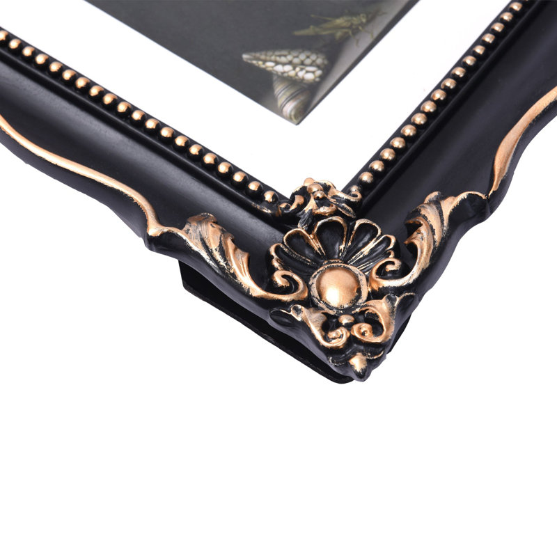 Tyaskin Picture Frame with Mat, Black