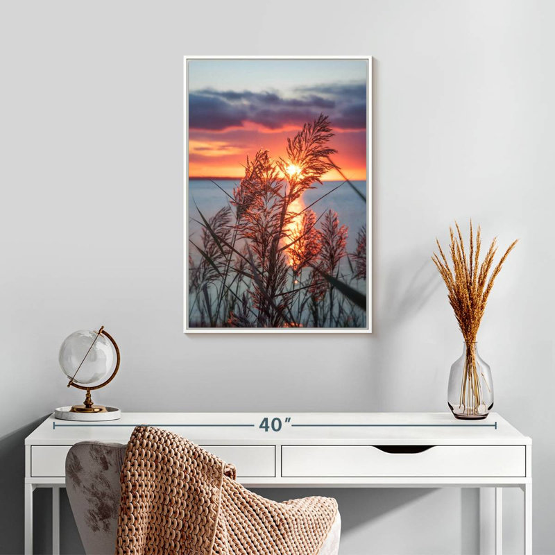 Potentiel exaltant, 17 po x 25 po, Cadre flottant blanc
