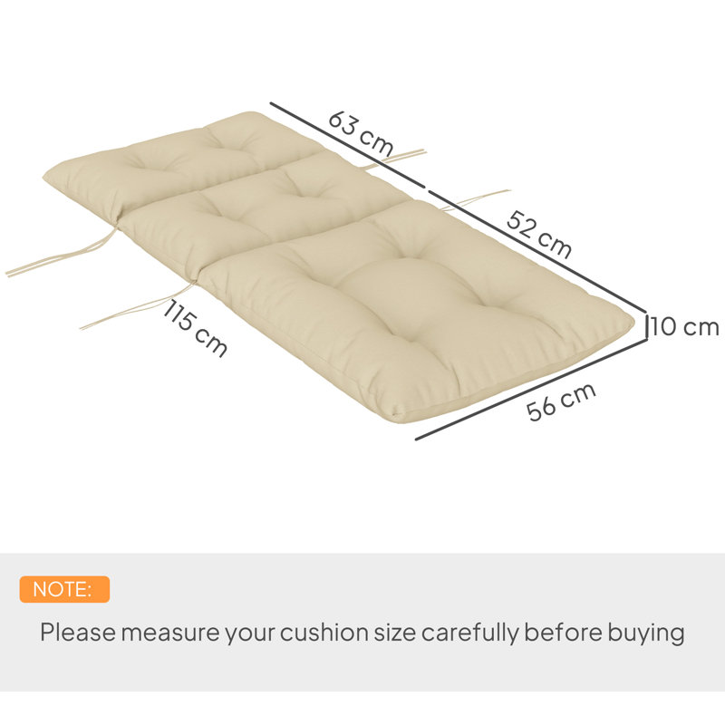 Seat/Back Cushion, Beige