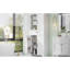 Rangement de salle de bain avec tiroir - blanc, tablette réglable, dispositif de basculement multifonctionnel, support, tablette-1990112176