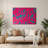 Neo Expressionism 84 Pink Metal Wall Art