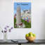 Affiche murale représentant la vibrante ville de San Francisco, une architecture contemporaine abstraite et colorée.-1981011351