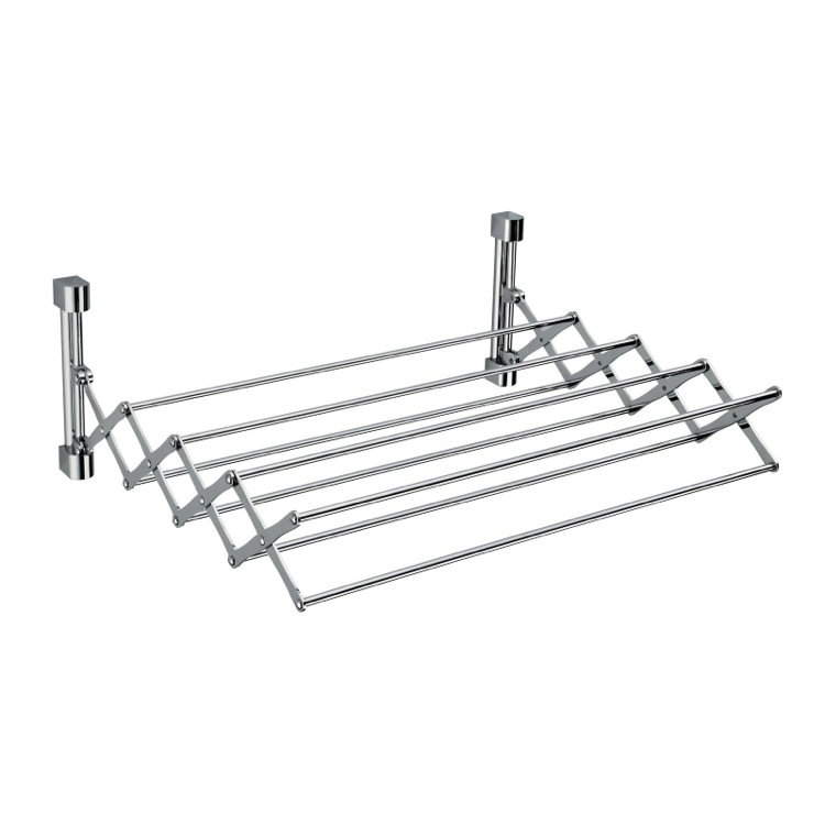 Accessories Wall Mounted Towel Rack, Chrome