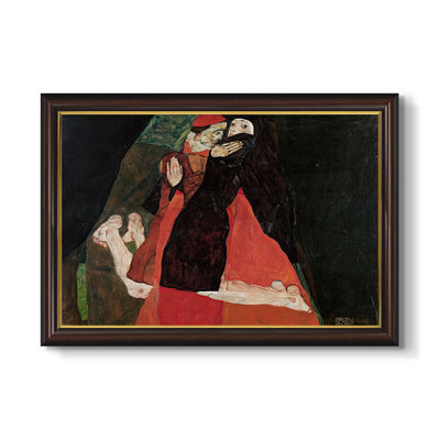 Cardinal and Nun (Caress), 1912 - Egon Schiele - Toile encadrée sur mesure