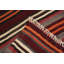 Tapis rayé en laine 5 x 11