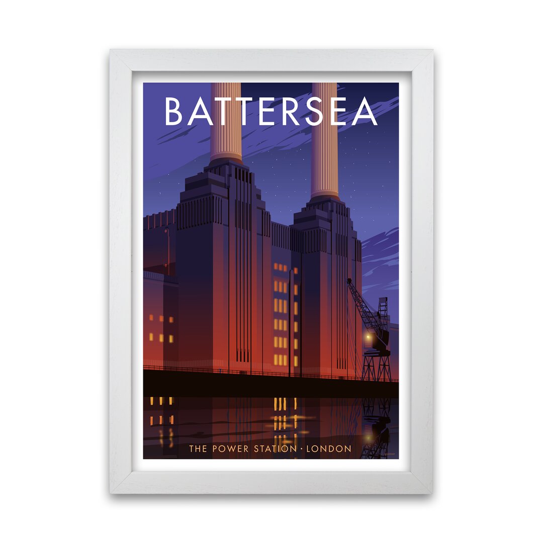 Grafikdruck Battersea von Stephen Millership