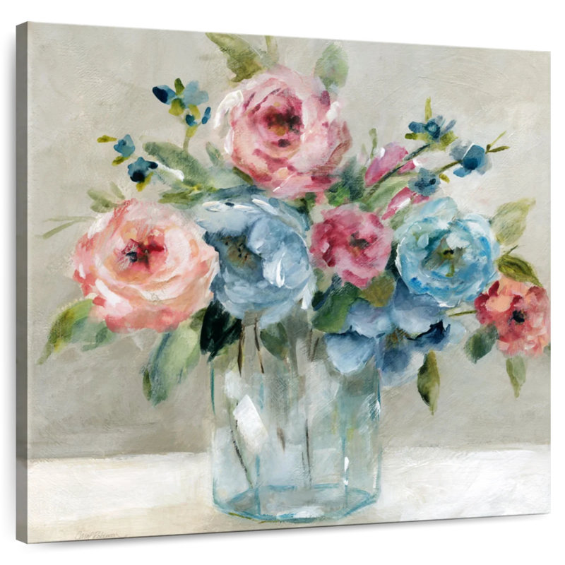 Harnek Blissful Blossoms, 39" H x 39" W