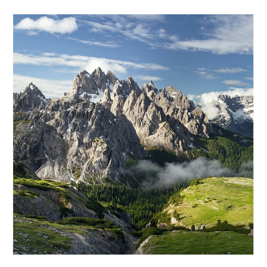 Strukturierte Tapete Italienische Alpen