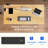 Eric Height Adjustable Standing Desk, 100% Bamboo Desktop-796140283-796140280