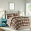 Twin Rustic Bedding Sets, Soft Microfiber Reversible Comforter, Cozy Cabin Style