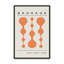 Orange Retro Bauhaus, reproduction d'affiche dans un cadre-1674055841-1674055857-1674055867