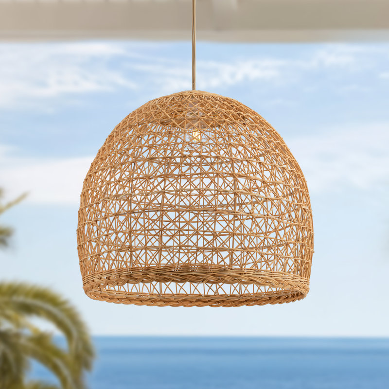 Luminaire suspendu en dôme Aliere, H 13 po x l 14 po x P 14 po