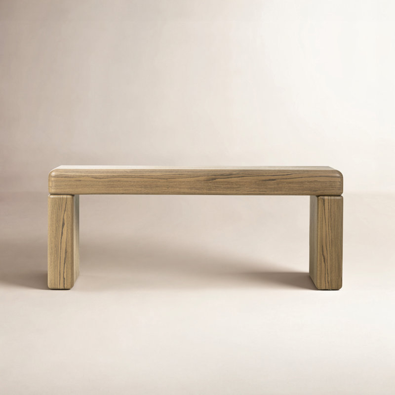 Malen Console Table- 60-Drifted Oak Veneer, 30" H x 60" W x 13" D