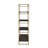 Danyel Etagere Storage Bookcase, 36"W x 78"H x 19"D, Rectangular