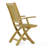 Westminster Teak Barbuda Chair and Ottoman Set