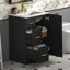 Meuble-lavabo moderne de 24 po avec lavabo, petite armoire de lavabo avec 2 tiroirs et porte à fermeture douce, meuble-lavabo sous-comptoir avec tiroirs