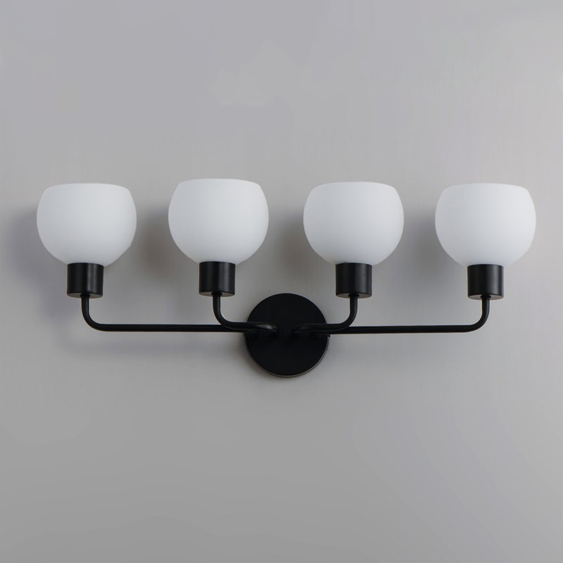 Stackpole 4 - Light Dimmable Vanity Light, Black