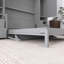 Grand lit escamotable mural gris avec placard-90714752