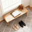 Banc de salle à manger en bois de chêne naturel-826216325