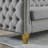 Combination Sofa (3+2) - Grey Velvet