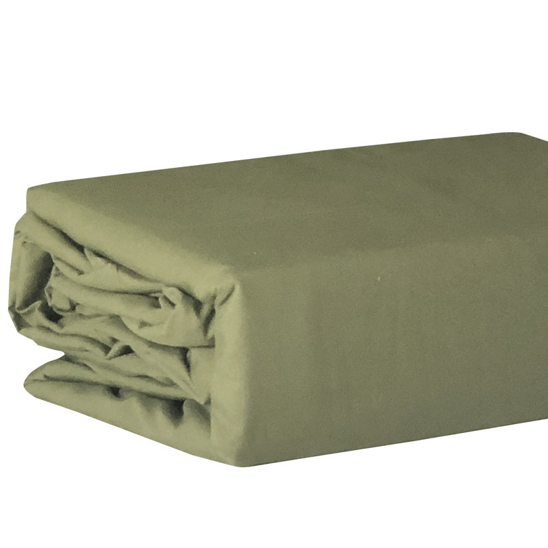 Ensemble de draps en microfibre 6 pièces Thaxted Breakwater Bay, Vert foncé