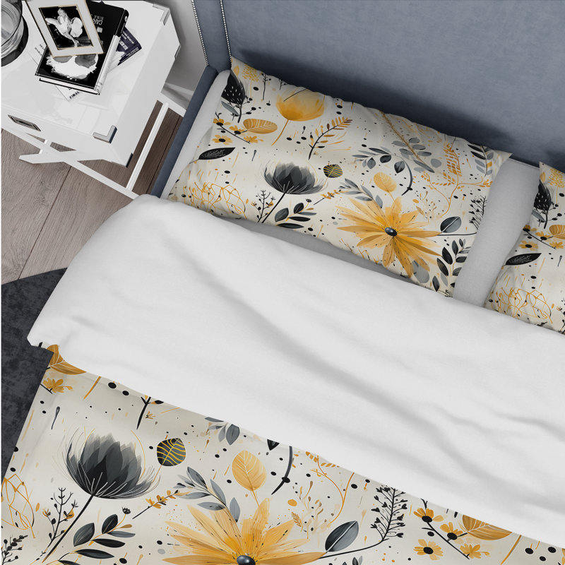 Ensemble de housse de couette Urban Bohemian Ferns, Housse de couette pour très grand lit et 2 très