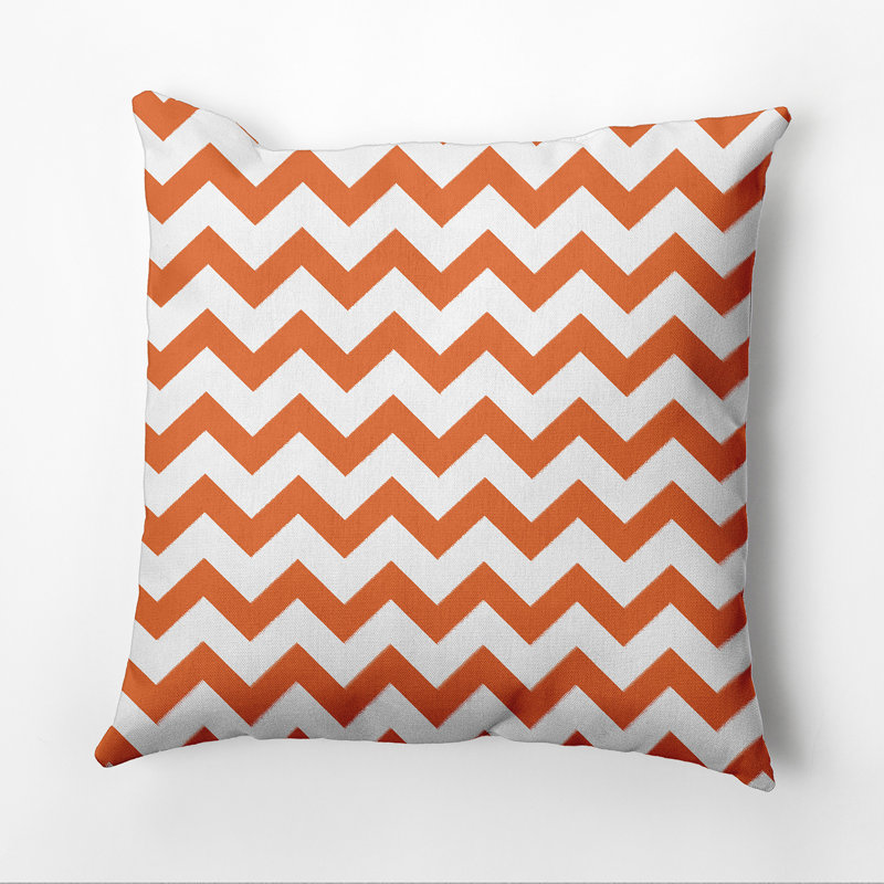 Housse de coussin Aldermary, H 18 po x l 18 po, Orange