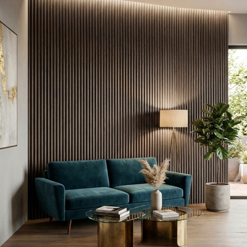Panneaux muraux Modern Modern, Noyer