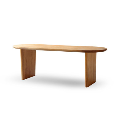 Oval Solid Wood Dining Table