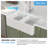 33"L x 20"W Double Basin Ceramic Kitchen Sink Workstation Farmhouse Apron Sink with Cutting Board-125018696