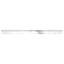 Carrara 12" x 1" Honed Marble Pencil Liner Tile Trim in White