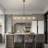 5 - Light Dimmable Sputnik Chandelier Modern Linear Chandelier Glass Chandelier For Kitchen Island