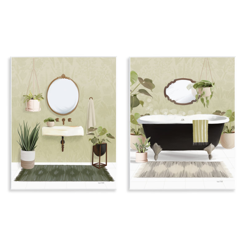 Ensemble de 2 plaques murales Modern Modern