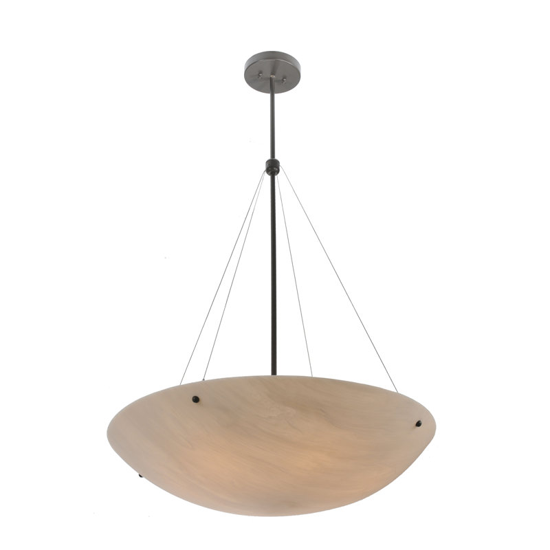 Luminaire suspendu inversé 30 po l 30 po Cypola, Bronze