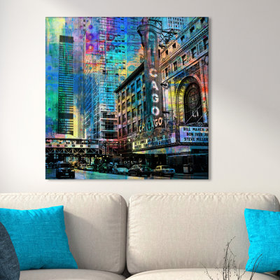 Chicago - Graphic Art on Canvas