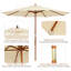 Chapin 120'' Beach Umbrella